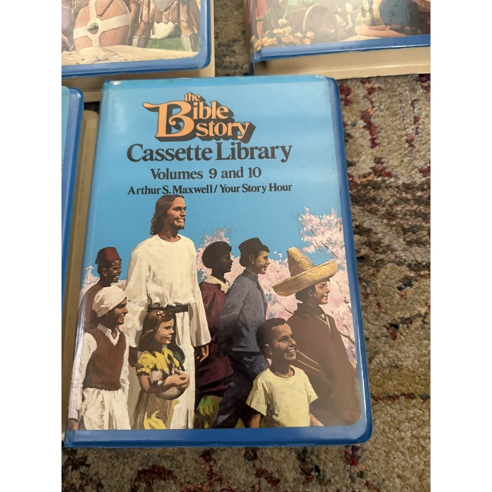 The Bible Story Cassette Library Vol 1–10 Arthur S Maxwell Complete Set Pre Own - Picture 9 of 11